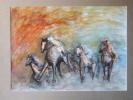 Titel: Galop
Formaat: 60 x 70
Techniek: Aquarel op papier